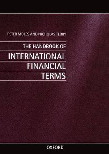 Cover image for Handbook of International Financial Terms