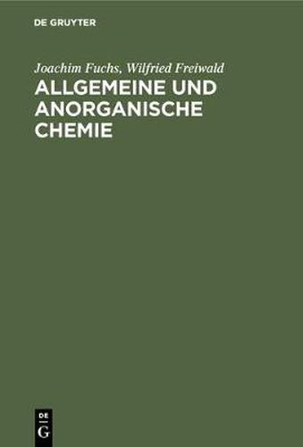 Cover image for Allgemeine und anorganische Chemie