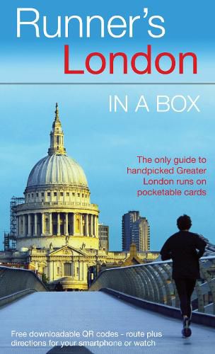 Cover image for Runners London in a Box: Beautiful running routes around London on individual handy, pocket-size cards