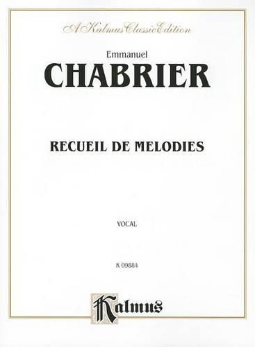 Cover image for Recueil de Melodies