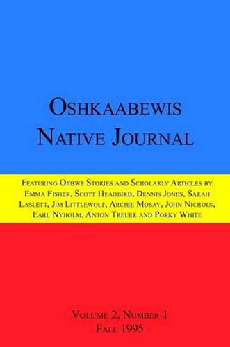 Cover image for Oshkaabewis Native Journal (Vol. 2, No. 1)