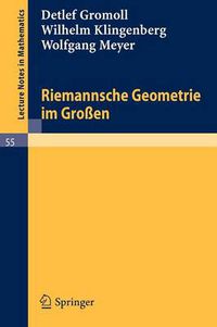 Cover image for Riemannsche Geometrie Im Grossen