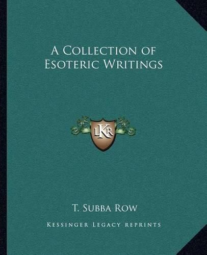 A Collection of Esoteric Writings