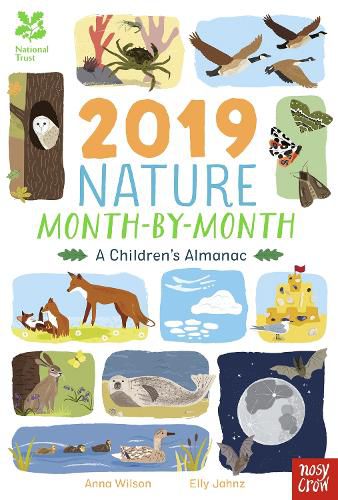 Cover image for National Trust: 2019 Nature Month-By-Month: A Children's Almanac