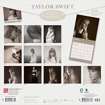 Taylor Swift Official 2026 Wall Calendar