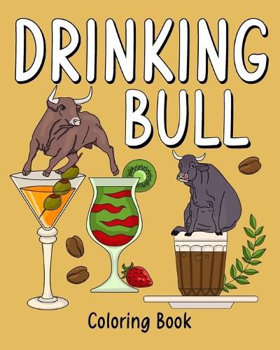 Cover image for Drinking Bull Coloring Book