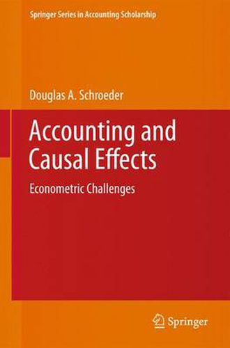 Cover image for Accounting and Causal Effects: Econometric Challenges