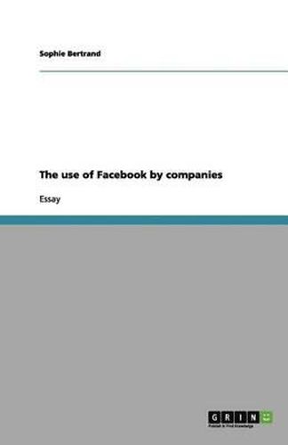 The use of Facebook by companies