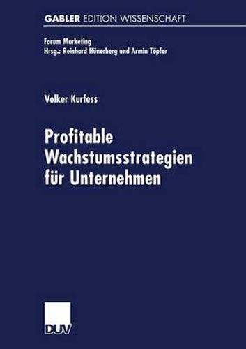 Cover image for Profitable Wachstumsstrategien Fur Unternehmen