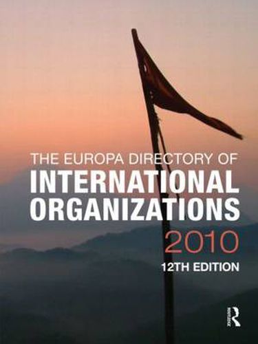 Cover image for Europa Directory of International Organizations 2010