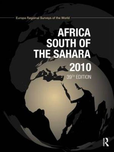 Cover image for Africa South of the Sahara 2010