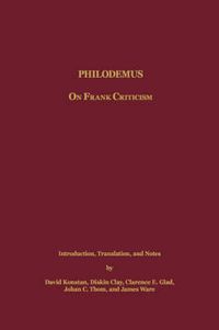 Cover image for Philodemus: On Frank Criticism