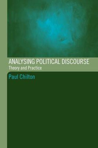 Cover image for Analysing Political Discourse: Theory and Practice