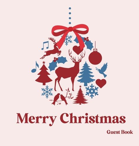 Cover image for Christmas Guest Book (hardback)