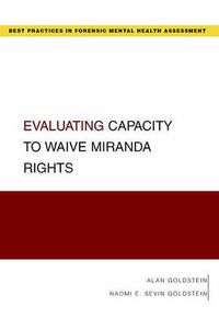 Cover image for Evaluating Capacity to Waive Miranda Rights