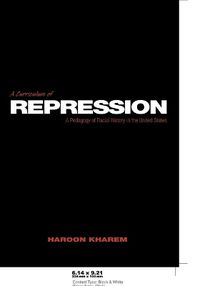 Cover image for A Curriculum of Repression: A Pedagogy of Racial History in the United States