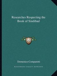 Cover image for Researches Respecting the Book of Sindibad