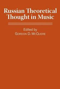 Cover image for Russian Theoretical Thought in Music