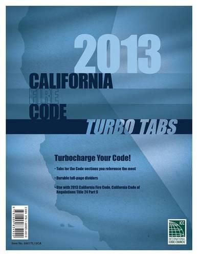 Cover image for Turbo Tabs: 2013 CA Fire Codetitle 24 Part 9