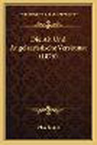 Cover image for Die Alt Und Angelsachsische Verskunst (1876)