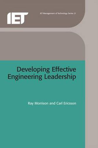 Cover image for Developing Effective Engineering Leadership