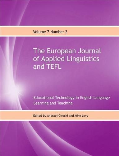 Cover image for The European Journal of Applied Linguistics and TEFL