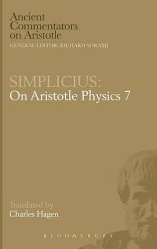 Cover image for On Aristotle  Physics 7
