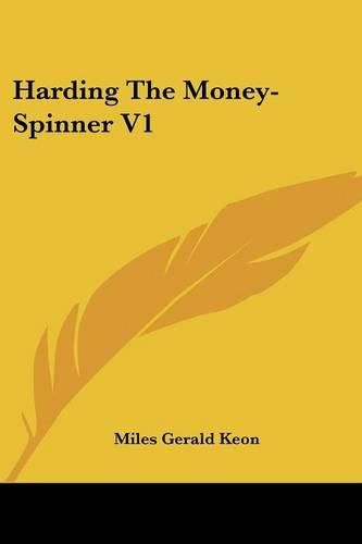 Cover image for Harding the Money-Spinner V1