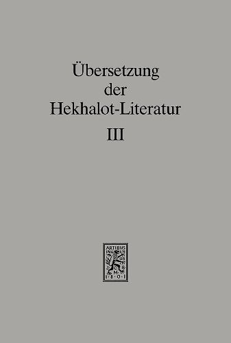 Cover image for UEbersetzung der Hekhalot-Literatur: Band 3:  335-597