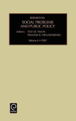 Cover image for Research in Social Problems and Public Policy