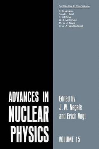 Cover image for Advances in Nuclear Physics: Volume 15