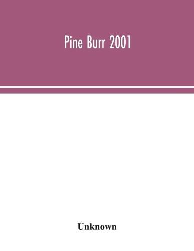 Cover image for Pine Burr 2001