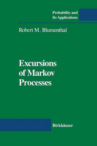 Cover image for Excursions of Markov Processes