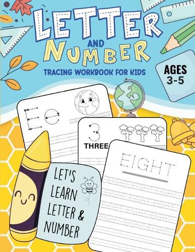 Cover image for Letter and Number Tracing Workbook