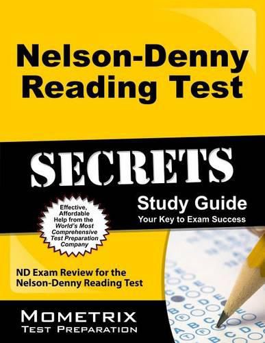 Cover image for Nelson-Denny Reading Test Secrets Study Guide: ND Exam Review for the Nelson-Denny Reading Test