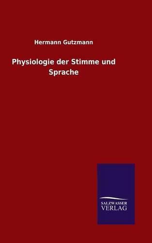 Cover image for Physiologie der Stimme und Sprache