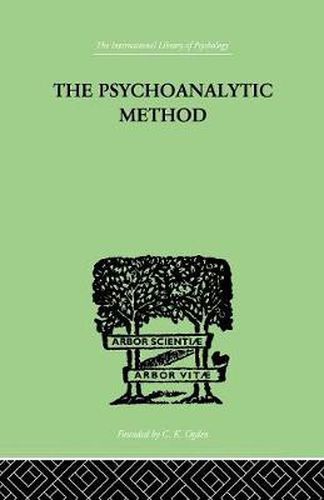 Cover image for The Psychoanalytic Method