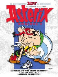 Cover image for Asterix: Asterix Omnibus 8: Asterix and The Great Crossing, Obelix and Co., Asterix in Belgium