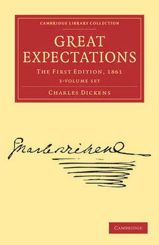 Cover image for Great Expectations 3 Volume Set: The First Edition, 1861