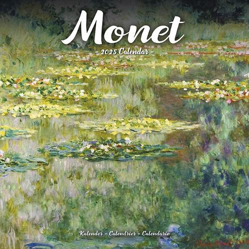 Monet Calendar 2025 Square Artist Wall Calendar - 16 Month