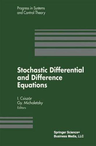 Cover image for Stochastic Differential and Difference Equations