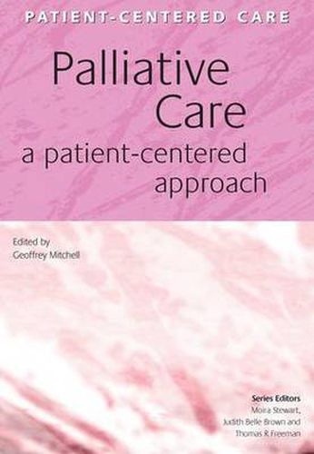 Cover image for Palliative Care: A patient-centered approach