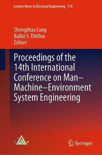 Cover image for Proceedings of the 14th International Conference on Man-Machine-Environment System Engineering