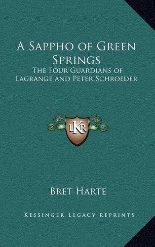 A Sappho of Green Springs: The Four Guardians of Lagrange and Peter Schroeder