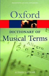 Cover image for Oxford Dictionary of Musical Terms