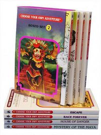 Cover image for Choose Your Own Adventure 4-Book Boxed Set #2 (Mystery of the Maya, House of Danger, Race Forever, Escape)