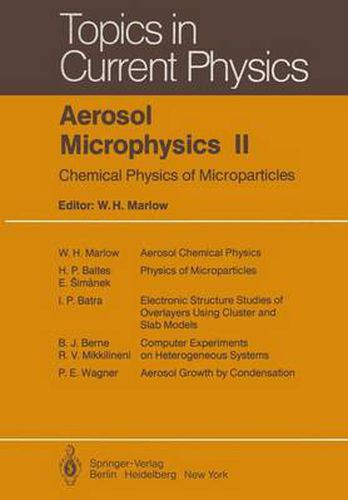 Cover image for Aerosol Microphysics II: Chemical Physics of Microparticles