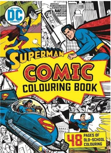 Cover image for Dc Comics: Superman Vintage Comic Colouring Book