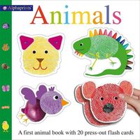 Cover image for Alphaprint Animals Flashcard Book