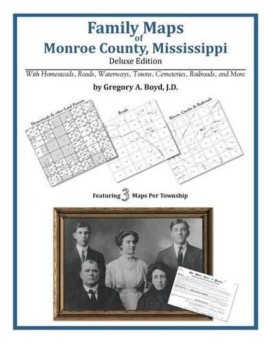 Cover image for Family Maps of Monroe County, Mississippi